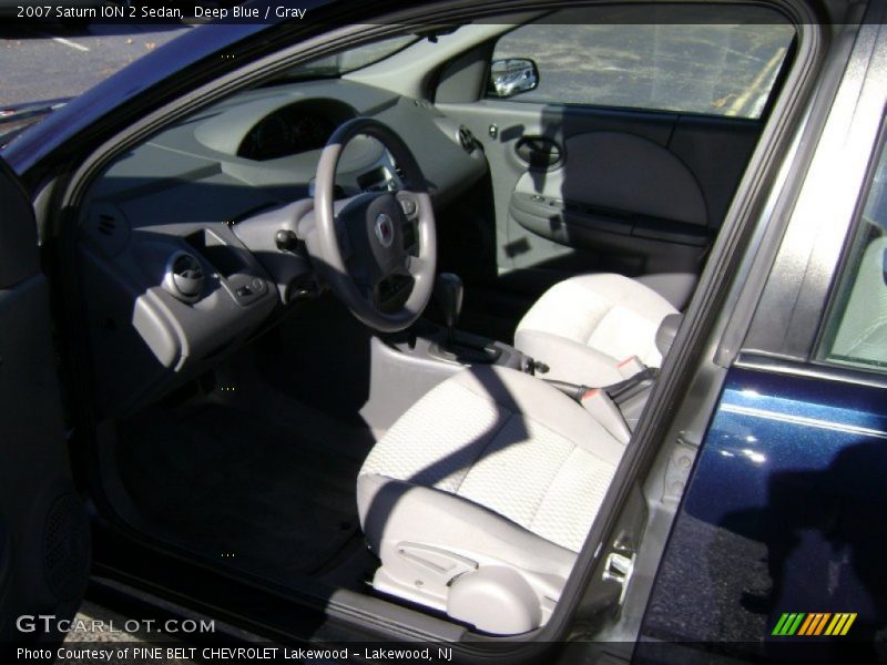 Deep Blue / Gray 2007 Saturn ION 2 Sedan