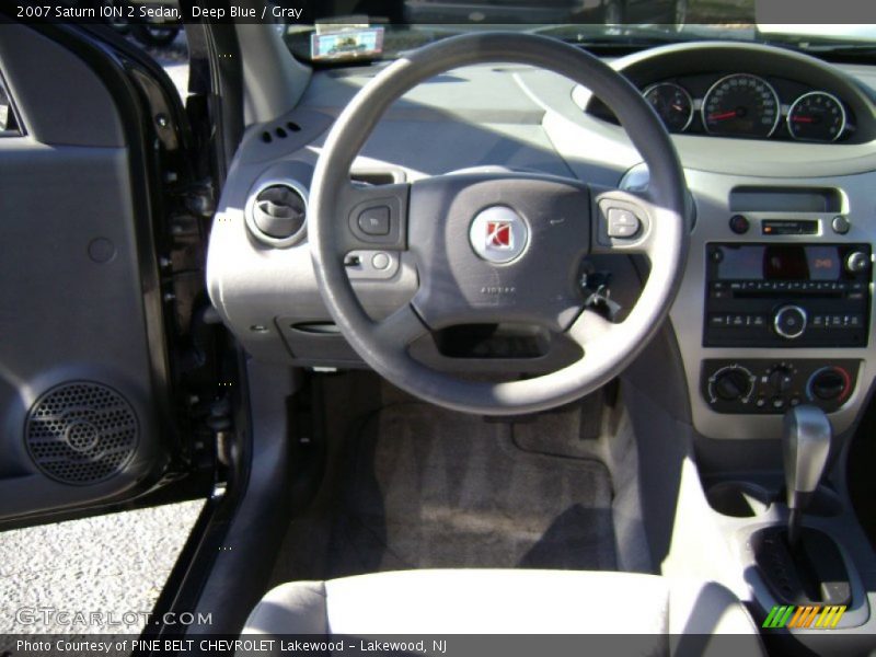 Deep Blue / Gray 2007 Saturn ION 2 Sedan