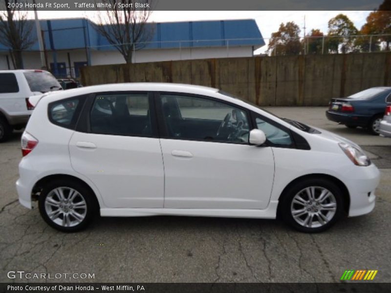 Taffeta White / Sport Black 2009 Honda Fit Sport