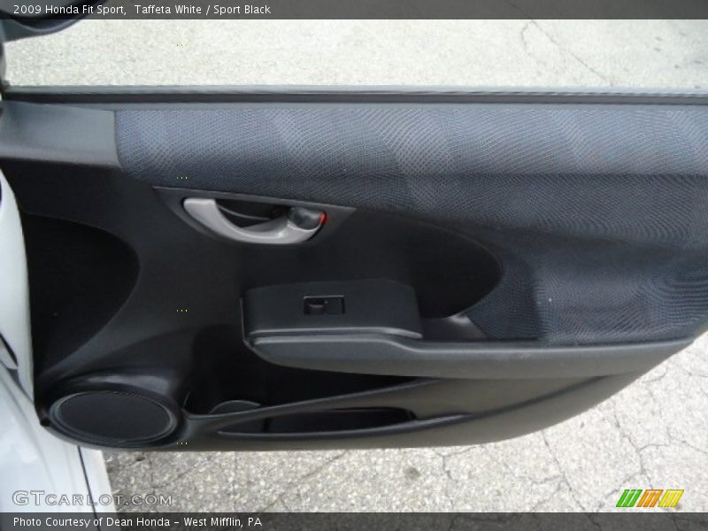 Taffeta White / Sport Black 2009 Honda Fit Sport
