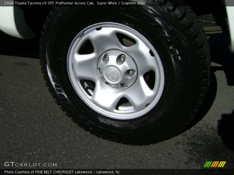 Super White / Graphite Gray 2008 Toyota Tacoma V6 SR5 PreRunner Access Cab