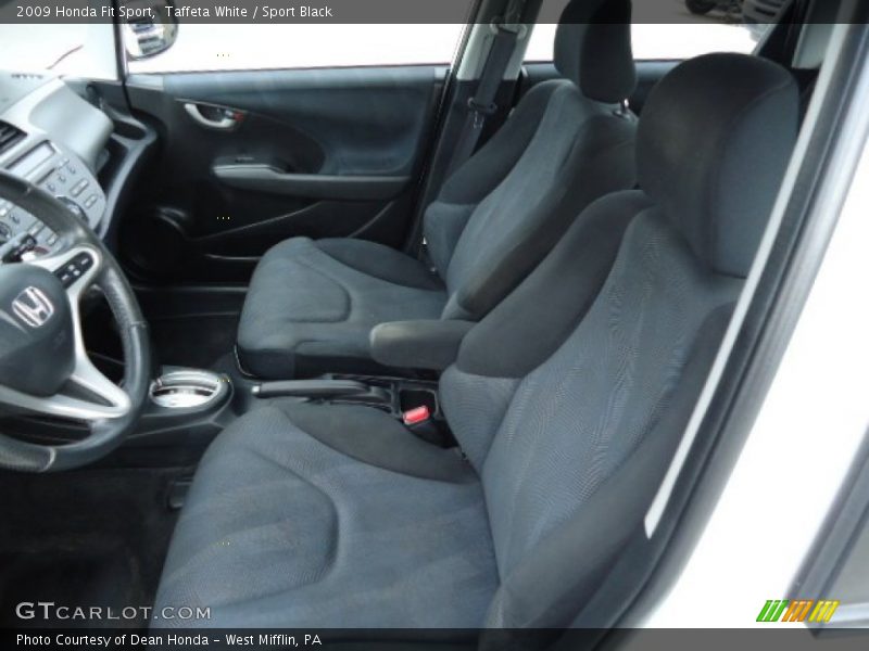 Taffeta White / Sport Black 2009 Honda Fit Sport