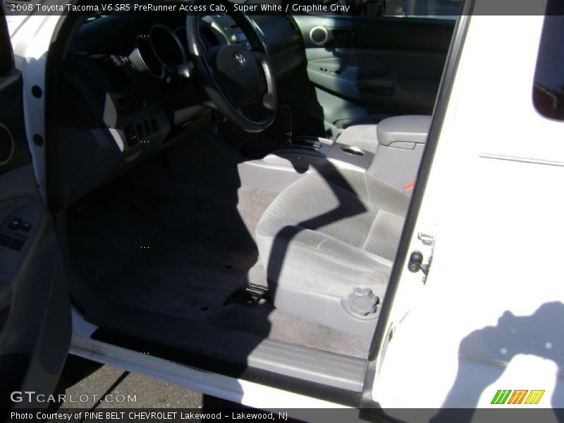 Super White / Graphite Gray 2008 Toyota Tacoma V6 SR5 PreRunner Access Cab