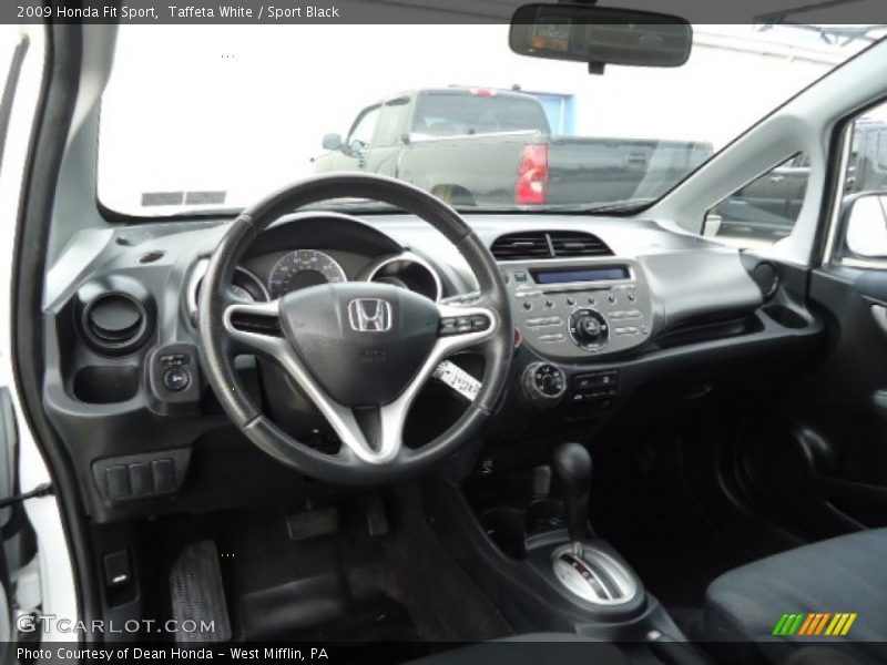 Taffeta White / Sport Black 2009 Honda Fit Sport