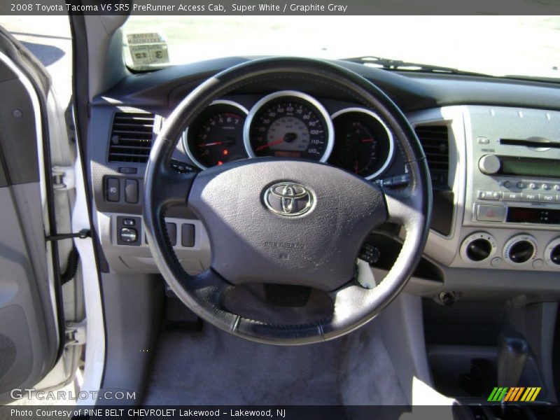 Super White / Graphite Gray 2008 Toyota Tacoma V6 SR5 PreRunner Access Cab