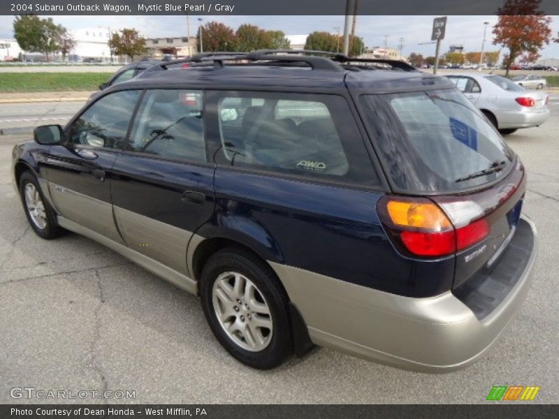 Mystic Blue Pearl / Gray 2004 Subaru Outback Wagon