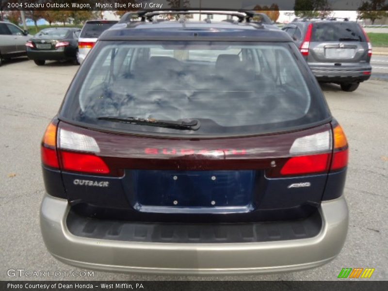 Mystic Blue Pearl / Gray 2004 Subaru Outback Wagon