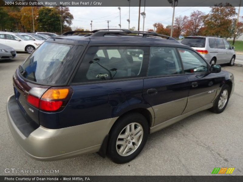 Mystic Blue Pearl / Gray 2004 Subaru Outback Wagon