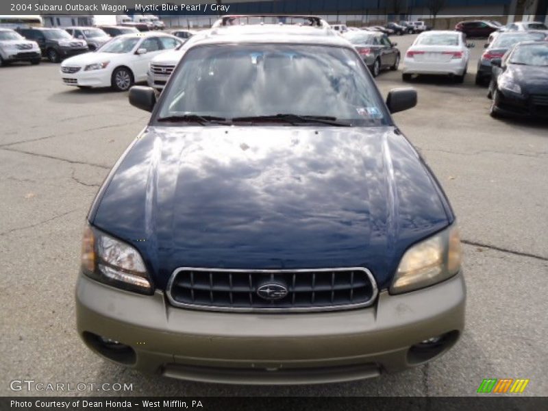 Mystic Blue Pearl / Gray 2004 Subaru Outback Wagon