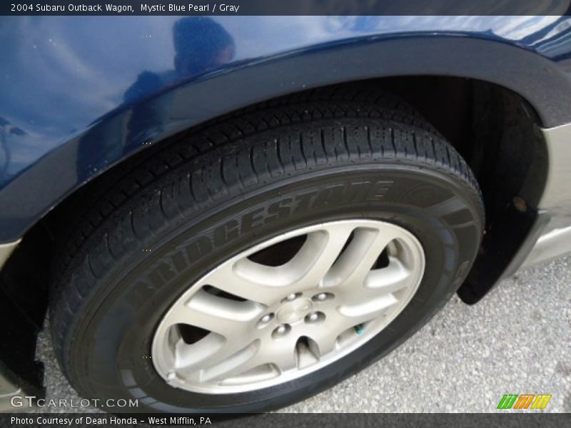 Mystic Blue Pearl / Gray 2004 Subaru Outback Wagon