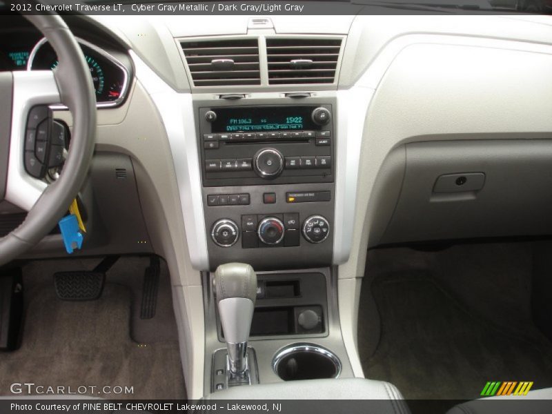 Cyber Gray Metallic / Dark Gray/Light Gray 2012 Chevrolet Traverse LT