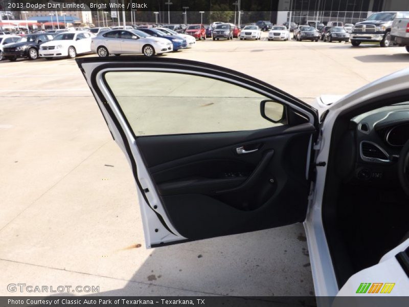 Bright White / Black 2013 Dodge Dart Limited