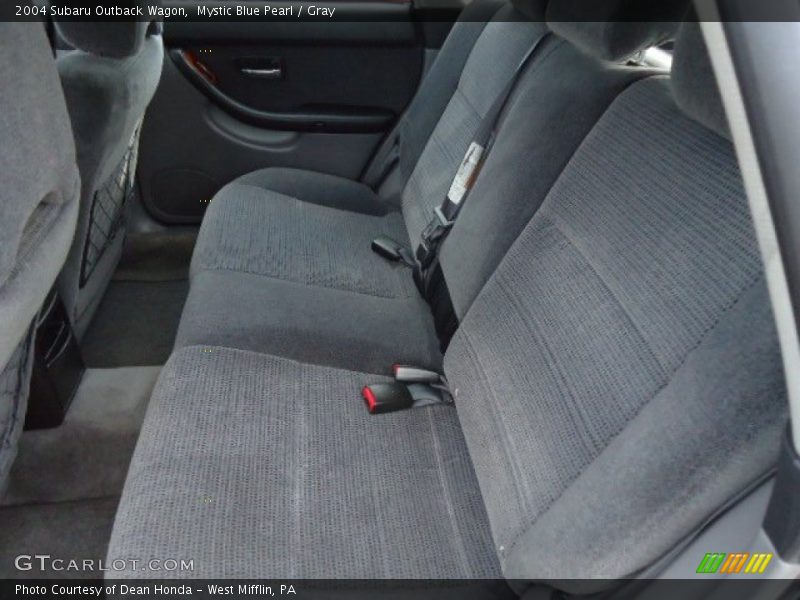 Mystic Blue Pearl / Gray 2004 Subaru Outback Wagon