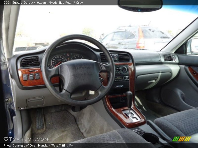 Mystic Blue Pearl / Gray 2004 Subaru Outback Wagon