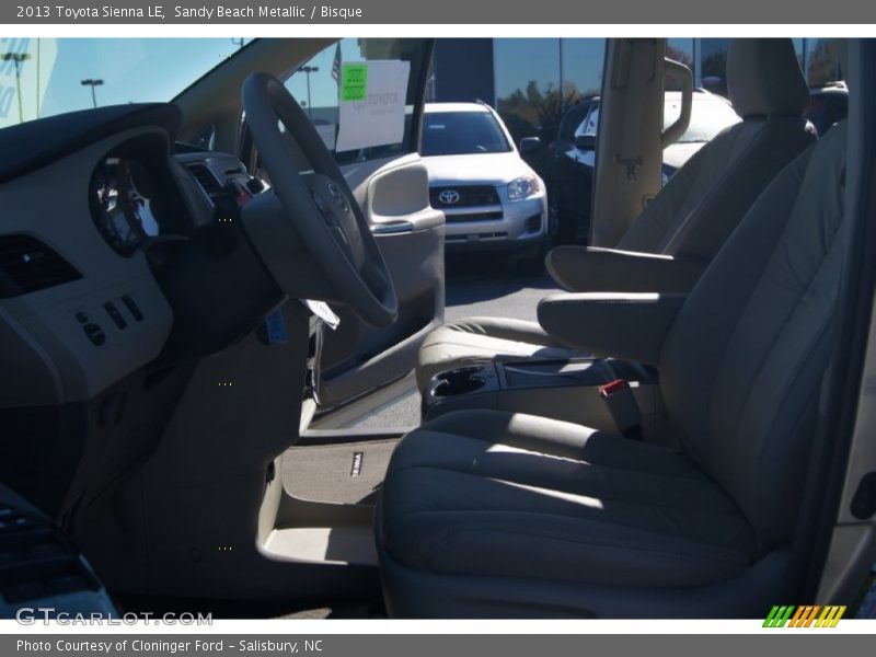 Sandy Beach Metallic / Bisque 2013 Toyota Sienna LE
