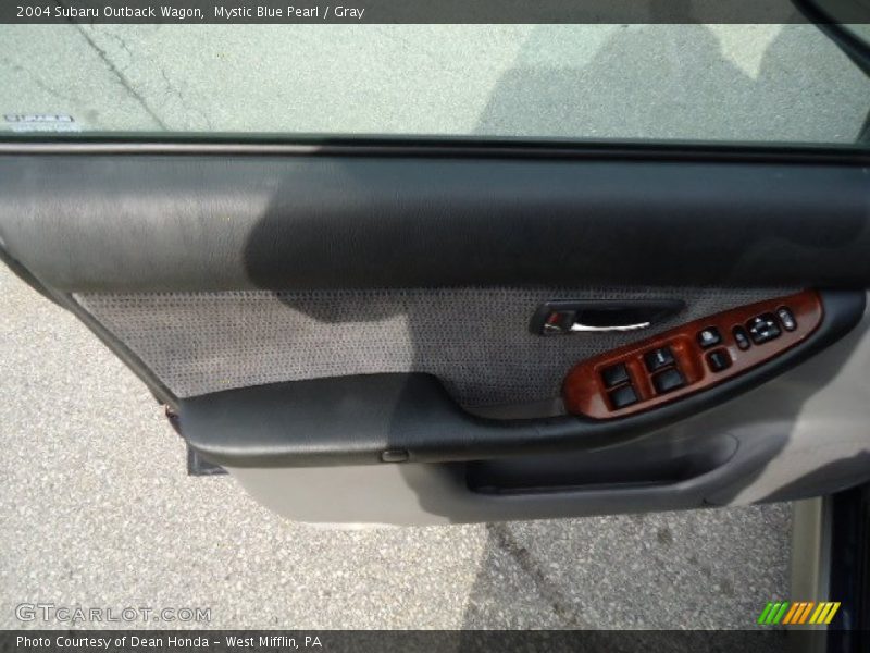 Mystic Blue Pearl / Gray 2004 Subaru Outback Wagon