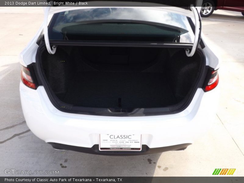Bright White / Black 2013 Dodge Dart Limited