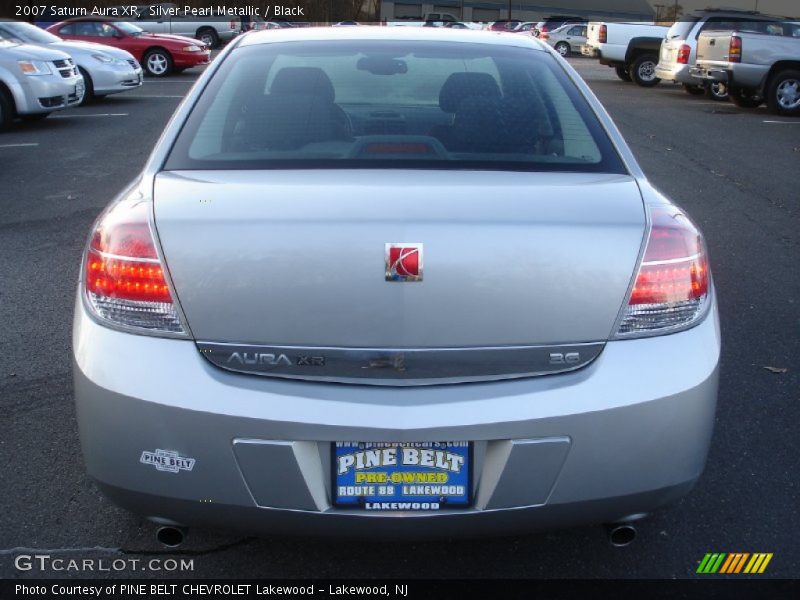 Silver Pearl Metallic / Black 2007 Saturn Aura XR