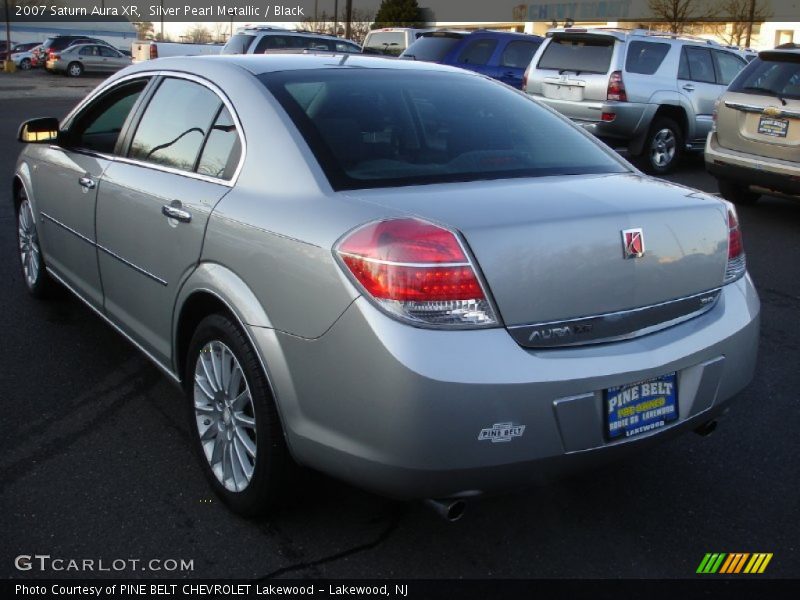 Silver Pearl Metallic / Black 2007 Saturn Aura XR