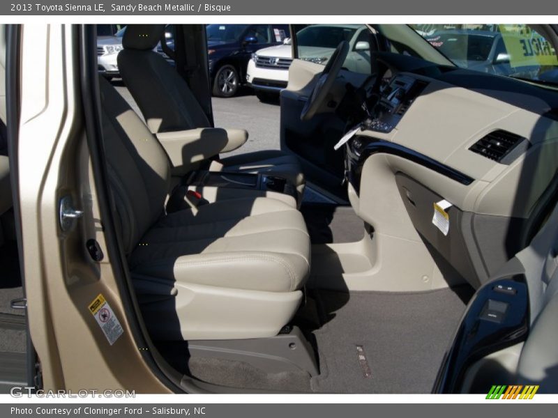 Sandy Beach Metallic / Bisque 2013 Toyota Sienna LE