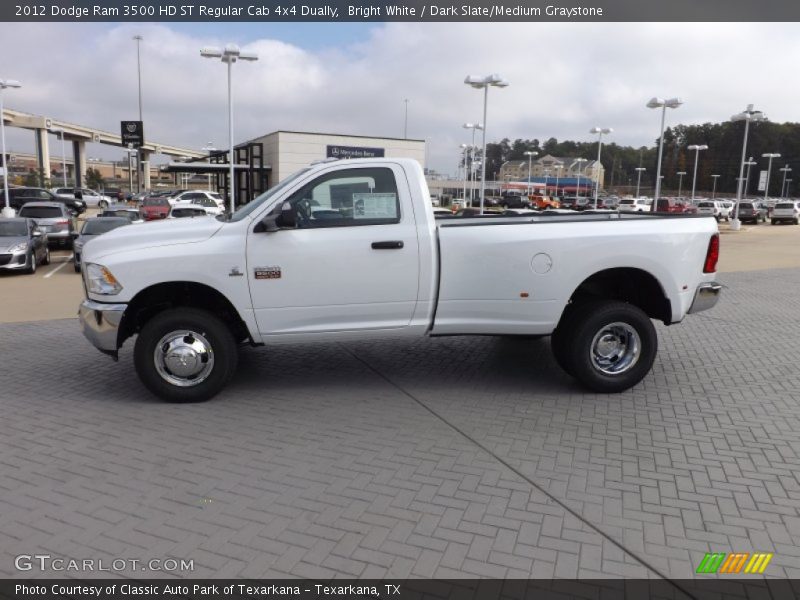  2012 Ram 3500 HD ST Regular Cab 4x4 Dually Bright White