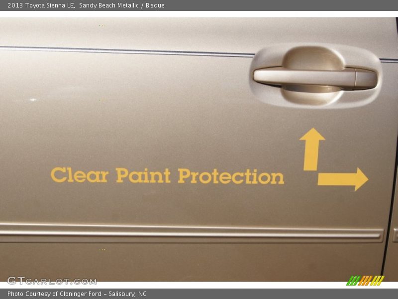Sandy Beach Metallic / Bisque 2013 Toyota Sienna LE