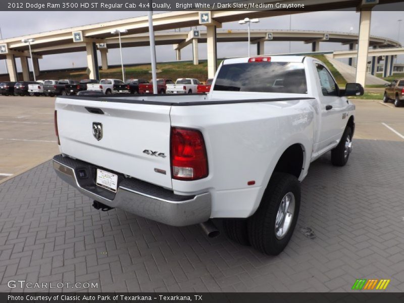 Bright White / Dark Slate/Medium Graystone 2012 Dodge Ram 3500 HD ST Regular Cab 4x4 Dually
