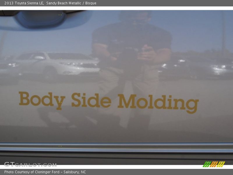 Sandy Beach Metallic / Bisque 2013 Toyota Sienna LE