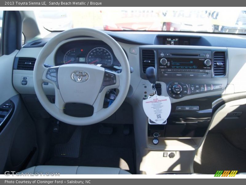 Sandy Beach Metallic / Bisque 2013 Toyota Sienna LE