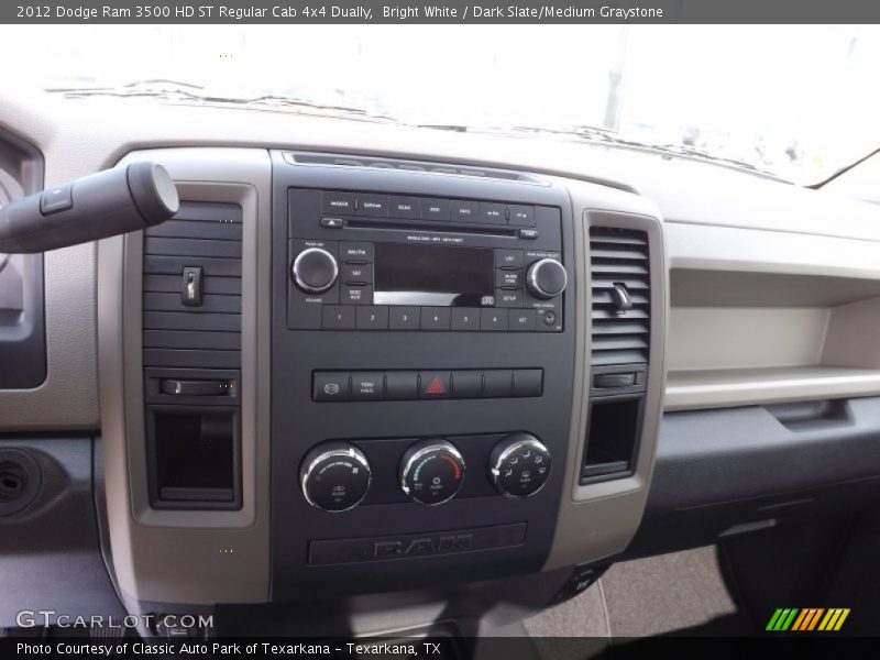 Bright White / Dark Slate/Medium Graystone 2012 Dodge Ram 3500 HD ST Regular Cab 4x4 Dually