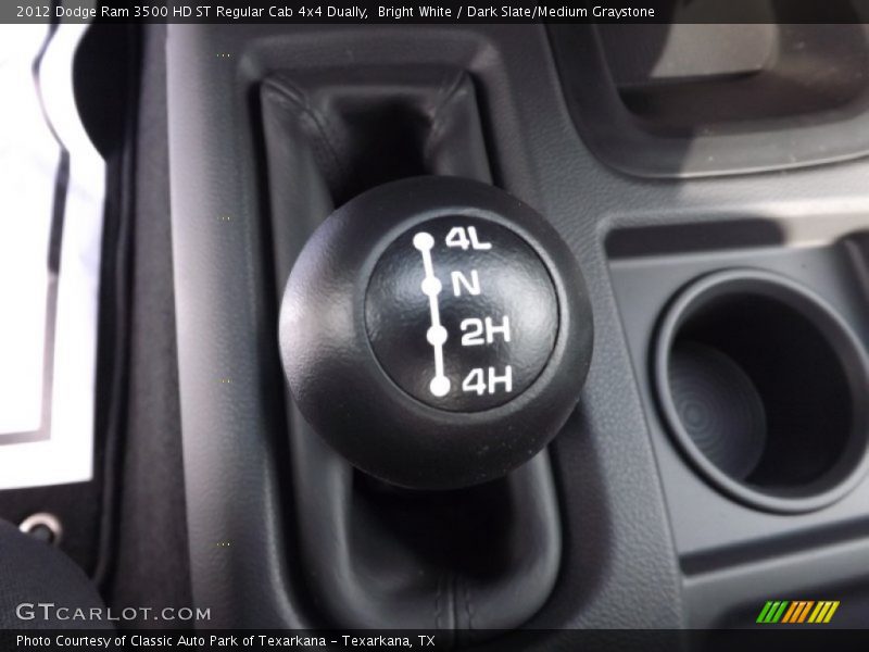 Bright White / Dark Slate/Medium Graystone 2012 Dodge Ram 3500 HD ST Regular Cab 4x4 Dually