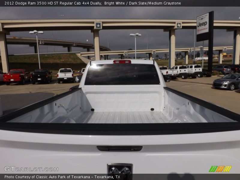 Bright White / Dark Slate/Medium Graystone 2012 Dodge Ram 3500 HD ST Regular Cab 4x4 Dually