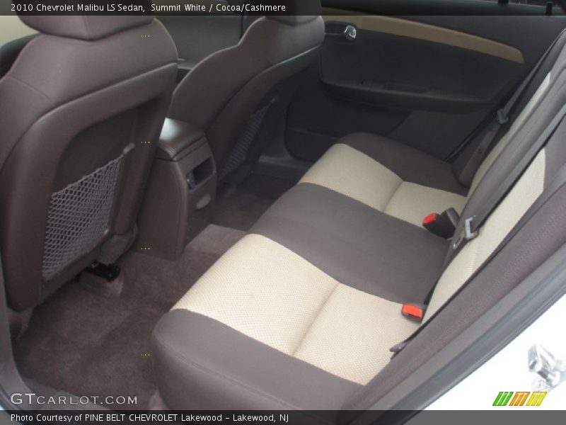 Summit White / Cocoa/Cashmere 2010 Chevrolet Malibu LS Sedan