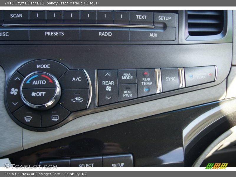 Sandy Beach Metallic / Bisque 2013 Toyota Sienna LE