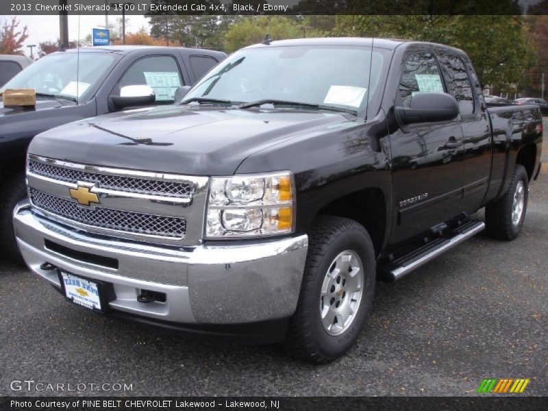 Black / Ebony 2013 Chevrolet Silverado 1500 LT Extended Cab 4x4