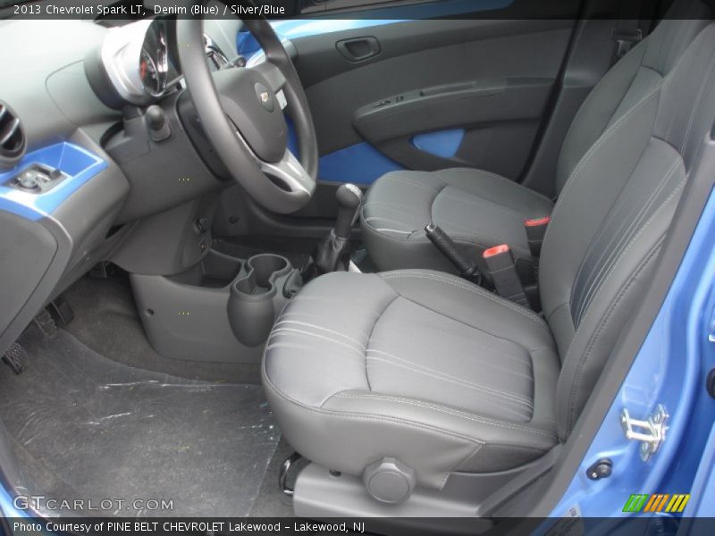  2013 Spark LT Silver/Blue Interior