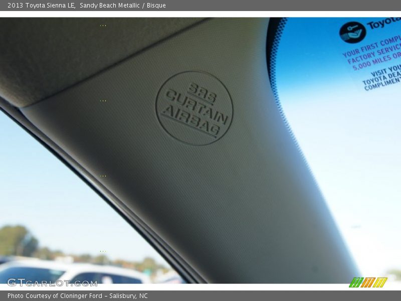 Sandy Beach Metallic / Bisque 2013 Toyota Sienna LE