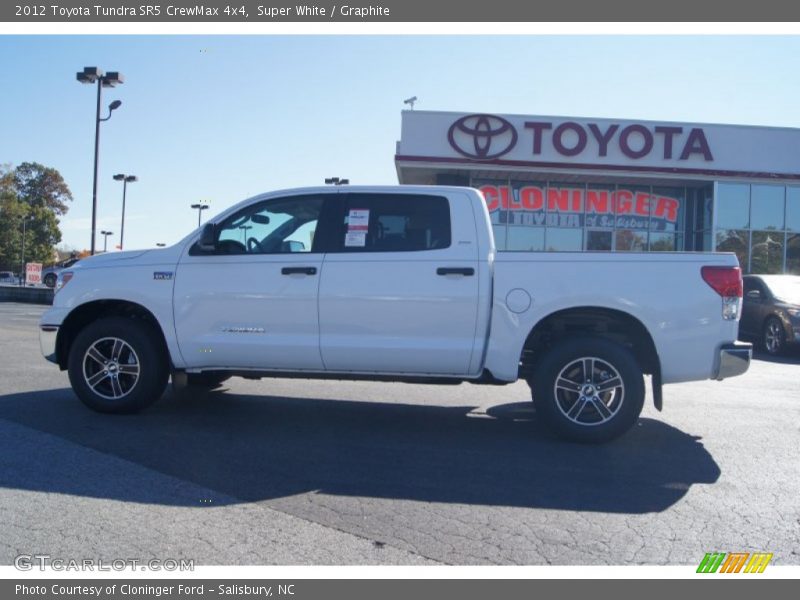 Super White / Graphite 2012 Toyota Tundra SR5 CrewMax 4x4