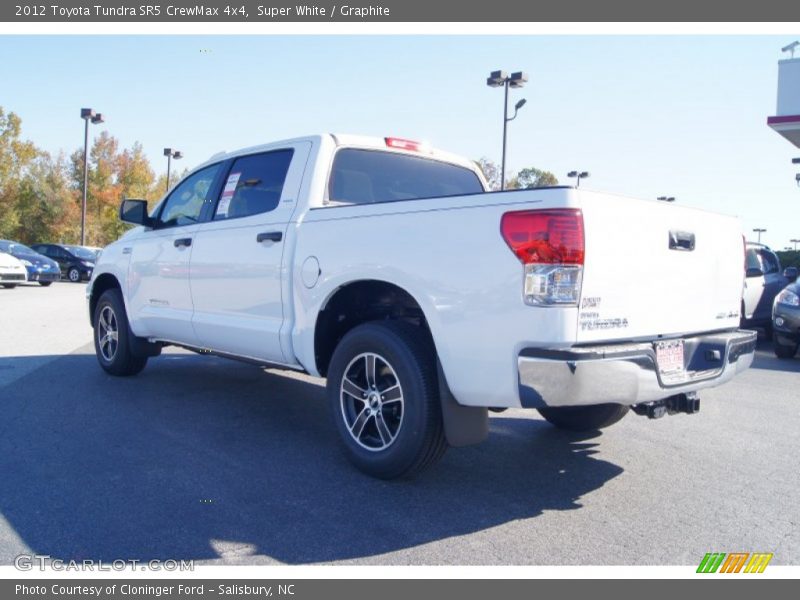 Super White / Graphite 2012 Toyota Tundra SR5 CrewMax 4x4