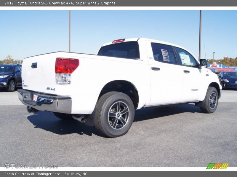 Super White / Graphite 2012 Toyota Tundra SR5 CrewMax 4x4