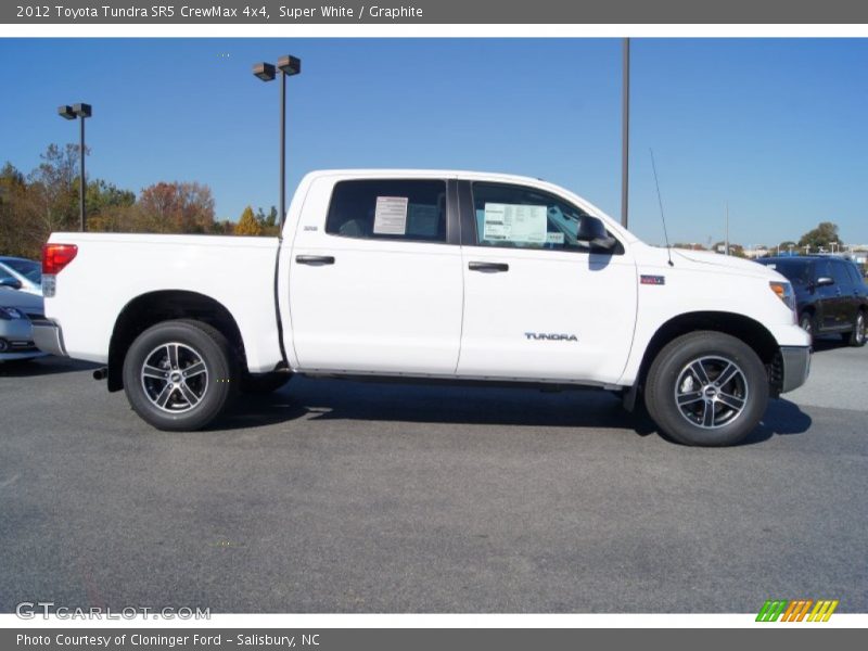 Super White / Graphite 2012 Toyota Tundra SR5 CrewMax 4x4
