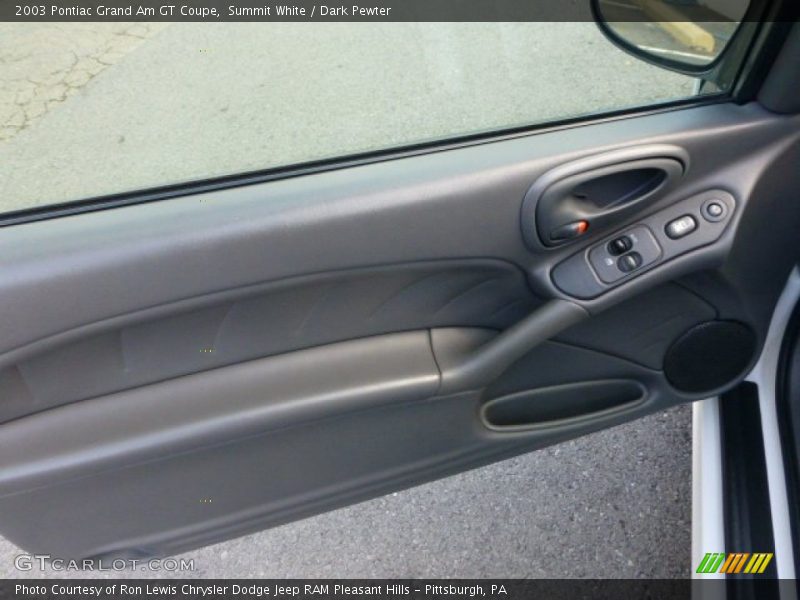 Summit White / Dark Pewter 2003 Pontiac Grand Am GT Coupe