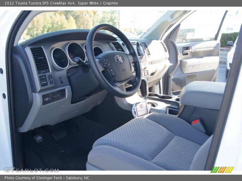 Super White / Graphite 2012 Toyota Tundra SR5 CrewMax 4x4