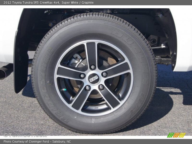 Super White / Graphite 2012 Toyota Tundra SR5 CrewMax 4x4