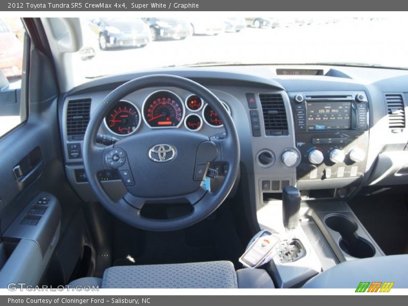 Super White / Graphite 2012 Toyota Tundra SR5 CrewMax 4x4