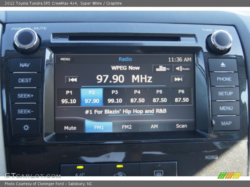 Super White / Graphite 2012 Toyota Tundra SR5 CrewMax 4x4