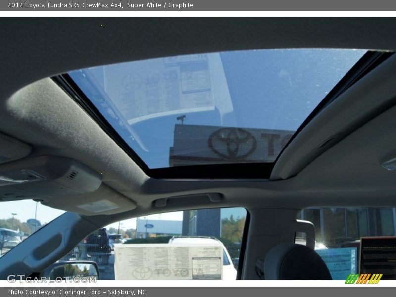 Super White / Graphite 2012 Toyota Tundra SR5 CrewMax 4x4