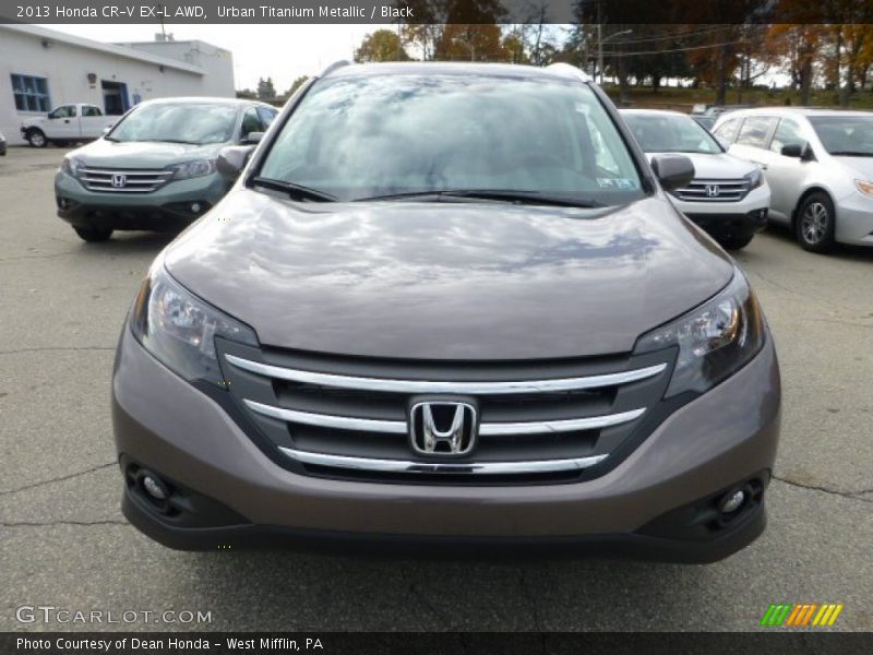 Urban Titanium Metallic / Black 2013 Honda CR-V EX-L AWD