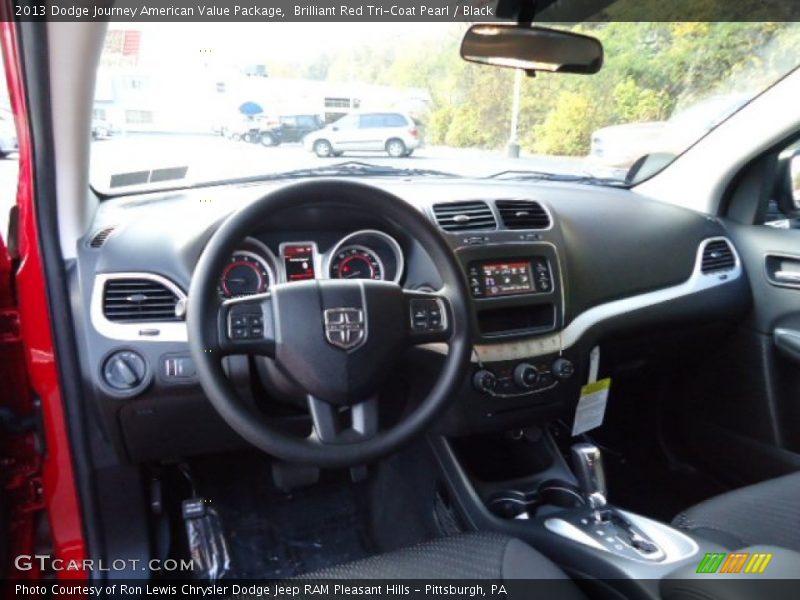 Dashboard of 2013 Journey American Value Package
