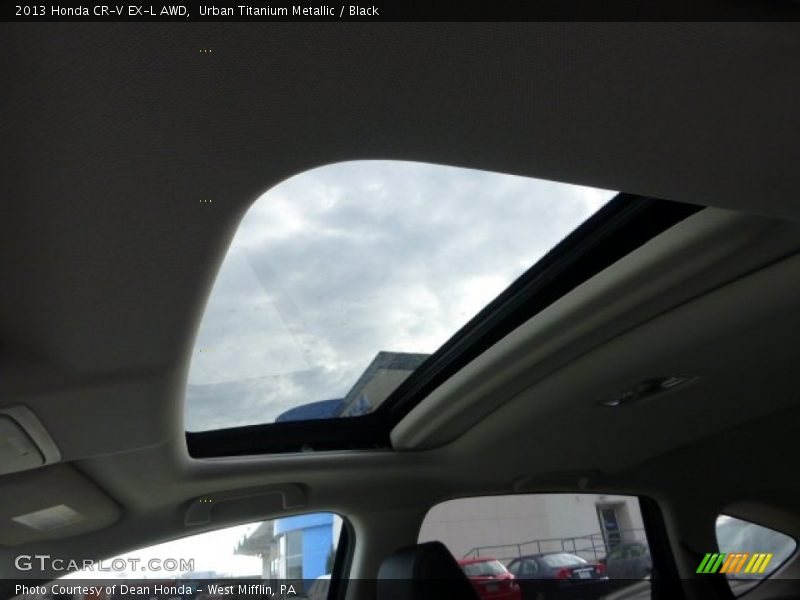Urban Titanium Metallic / Black 2013 Honda CR-V EX-L AWD